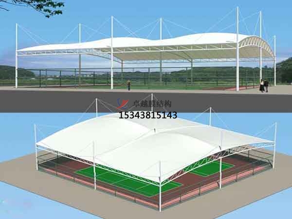 棗莊籃球場膜結(jié)構(gòu)罩棚【設(shè)計(jì)施工】